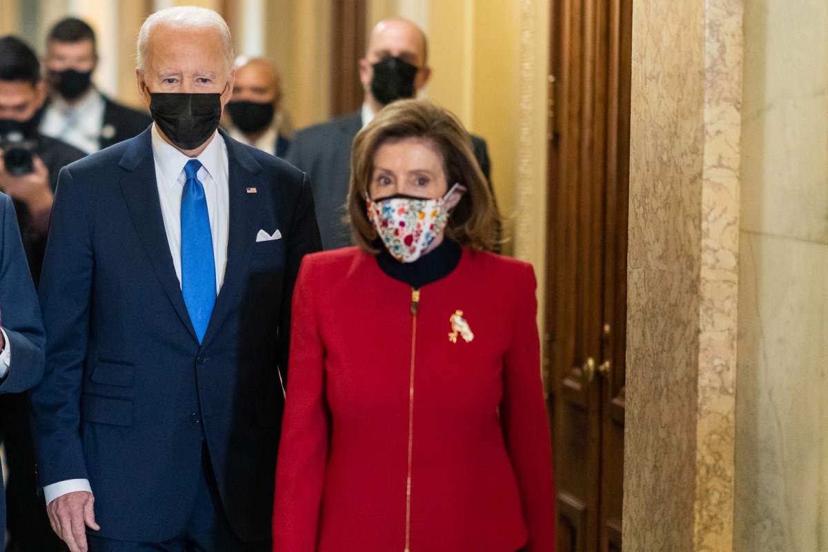 Nancy Pelosi and Joe Biden